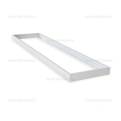 Rama Panou LED 120x30cm Aplicat Alb