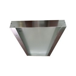 Rama Panou LED 120x30cm Aplicat Argintiu