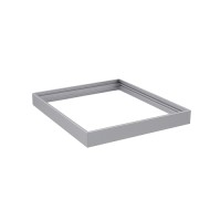 PANOURI LED INCASTRABILE, Black Friday - Rama Panou LED 30x30cm Aplicat Argintiu, LED-Zone.ro