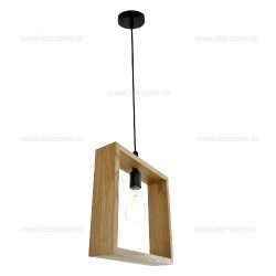 Pendul Lemn Soclu E27 LZC611-1