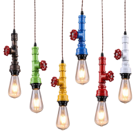 PENDULE VINTAGE, Pendul Soclu E27 Metalic Stil Robinet, LED-Zone.ro