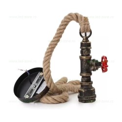 Pendul Soclu E27 Rustic Metal Robinet