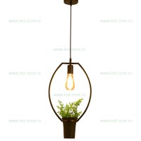 PENDULE VINTAGE, Pendul Soclu E27 Negru LZ1701-A, LED-Zone.ro