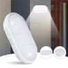 Plafoniera LED 10W Exterior Ovala Alba
