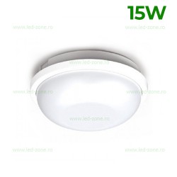 Plafoniera LED 15W Exterior Rotunda Alba