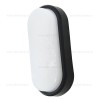 Plafoniera LED 16W Exterior Ovala Neagra