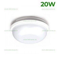 Plafoniera LED 20W Rotunda Exterior Alba