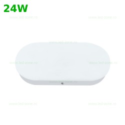 Plafoniera LED 24W Ovala Exterior Frameless FARADAY
