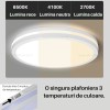Plafoniera LED 40W Rotunda Exterior CCT LZ75049