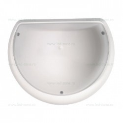 Plafoniera LED Senzor 9W Semiluna Exterior Alba