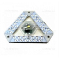 KIT-URI LED PLAFONIERE  - Reduceri Kit LED Plafoniera 18W Triunghi Promotie