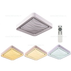 Plafoniera LED 96W Patrata 3 Functii cu Telecomanda LZ1125