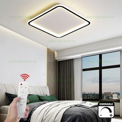 Plafoniera LED 80W Patrata 3 Functii Dimabila cu Telecomanda