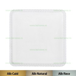 Plafoniera LED 96W Patrata 3 Functii cu Telecomanda LZ01