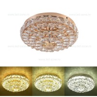 PLAFONIERE LED ROTUNDE, Black Friday - Plafoniera LED 48W Rotunda 3 Functii LZ5327-260, LED-Zone.ro