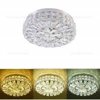 PLAFONIERE LED ROTUNDE, Black Friday - Plafoniera LED 48W Rotunda 3 Functii LZ9301-280, LED-Zone.ro