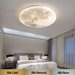 Plafoniera LED 80W Rotunda 3 Functii Moon LZ500