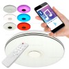 Plafoniera LED 72W RGBW Difuzor Bluetooth Telecomanda sau Telefon