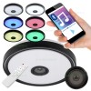 Plafoniera LED 72W RGBW Difuzor Bluetooth Telecomanda sau Telefon COSMO
