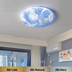 Plafoniera LED 80W Rotunda 3 Functii Earth LZ500