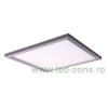 Panou LED 48W 60x60cm Aplicat Argintiu