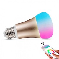 BECURI LED, Bec LED E27 5W Smart RGBW Wi-Fi, LED-Zone.ro