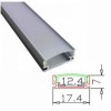 Profil Aluminiu Aplicat Dispersor Mat 2M 12.4MM