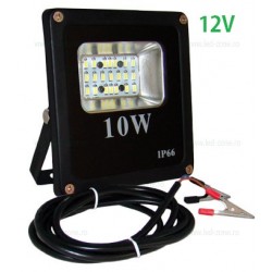 Proiector LED 10W Slim SMD 12V Alimentare Clesti 