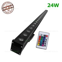PROIECTOARE LED LINIARE, Black Friday - Proiector LED 24W 220V Liniar 100cm RGB Telecomanda Slim Premium, LED-Zone.ro