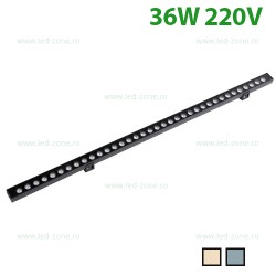 Proiector LED 36W 220V Liniar 97.5cm Slim