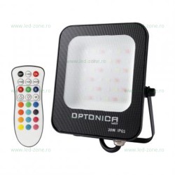 Proiector LED 30W Slim RGB Telecomanda LZ01