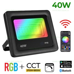 Proiector LED 40W RGB+CCT Smart Bluetooth LZ20A019