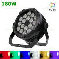 PROIECTOARE LED RGB, Proiector LED PAR 180W RGBW DMX, LED-Zone.ro