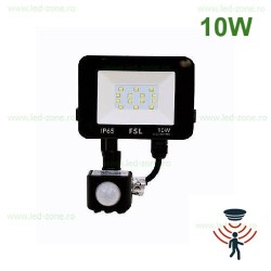 Proiector LED 10W Slim Senzor Miscare SMD 2835