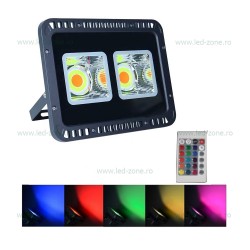 Proiector LED 100W 220V RGB Telecomanda 2 Module LZ1289