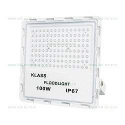 Proiector LED 100W Slim Alb LZ9387