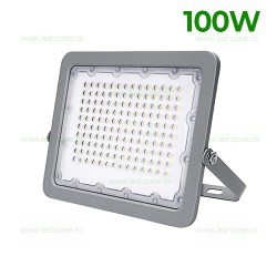 Proiector LED 100W Slim Gri LZBK02-100