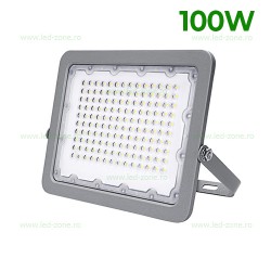 Proiector LED 100W Slim Gri LZ02-100