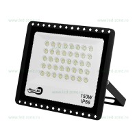 Proiector LED 150W Slim Negru RFR PROIECTOARE LED SLIM, Proiector LED 150W Slim Negru RFR, LED-Zone.ro