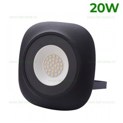 Proiector LED 20W Slim Rotund