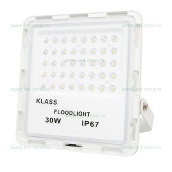 Proiector LED 30W Slim Alb LZ8471