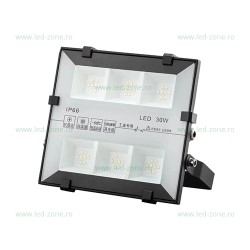 Proiector LED 30W Slim Negru RFP