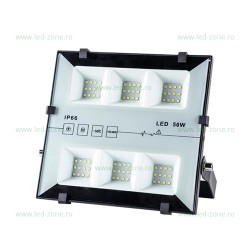 Proiector LED 50W Slim Negru RFP