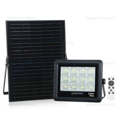 Proiector LED 150W cu Panou Solar si Telecomanda LZTK10