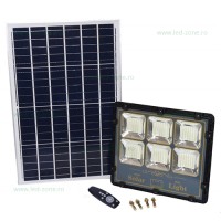 PROIECTOARE LED PANOU SOLAR - Reduceri Proiector LED 400W SMD cu Panou Solar si Telecomanda Promotie