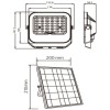 Proiector LED 50W cu Panou Solar si Telecomanda TIGER