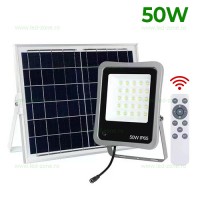 PROIECTOARE LED - Reduceri Proiector LED 50W Slim cu Panou Solar si Telecomanda LZTKE50 Promotie