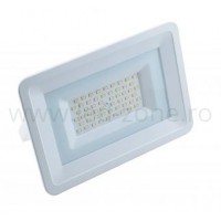 Proiector LED 50W 220V Slim Alb SMD2835 PROIECTOARE LED SLIM, Proiector LED 50W 220V Slim Alb SMD2835, LED-Zone.ro