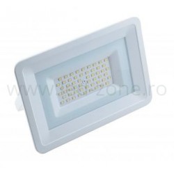 Proiector LED 50W 220V Slim Alb SMD2835