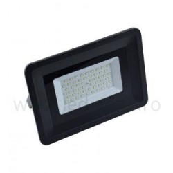 Proiector LED 50W 220V Slim Negru SMD2835